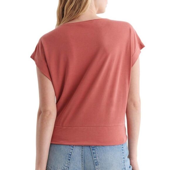 𝅺🆕 Lucky Brand Twist Front V-Neck Crop Top - Picture 3 of 8